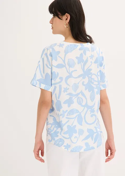 M&oslash;nstret tunika i lett viskose, bonprix