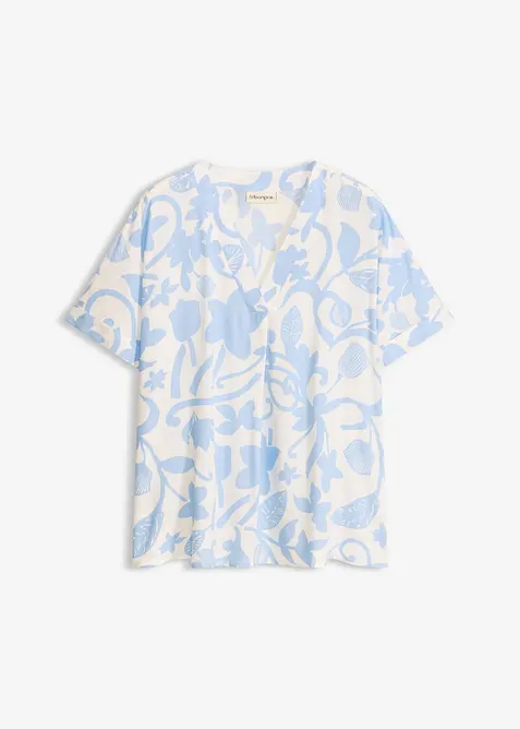 M&oslash;nstret tunika i lett viskose, bonprix