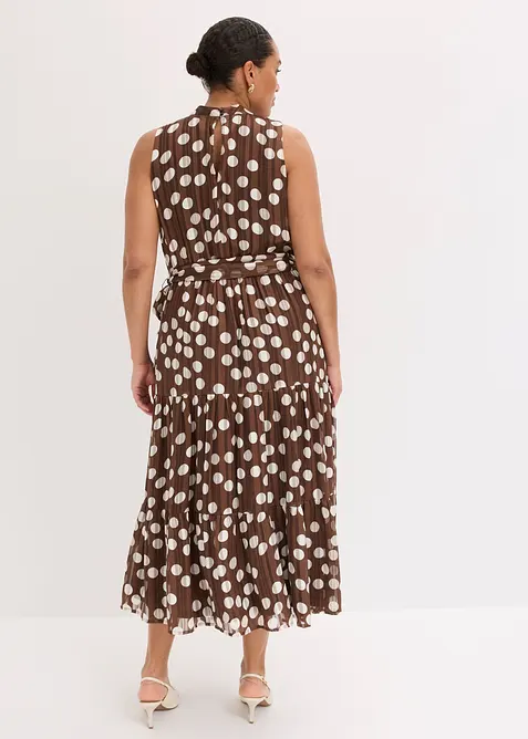 Midikjole i viskosemiks, bonprix