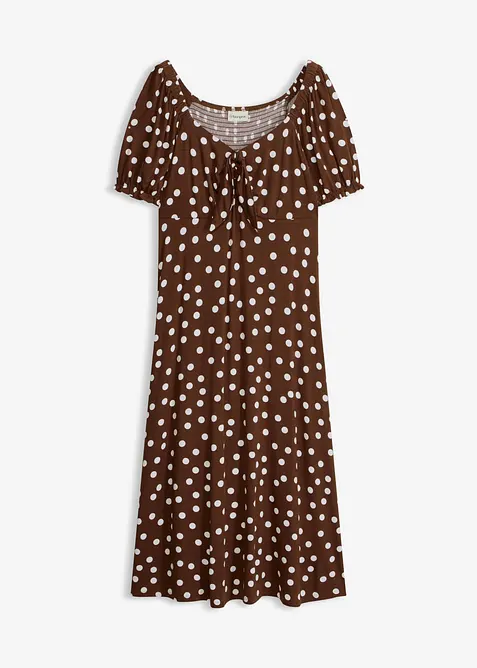 Midikjole i viskosemiks, bonprix