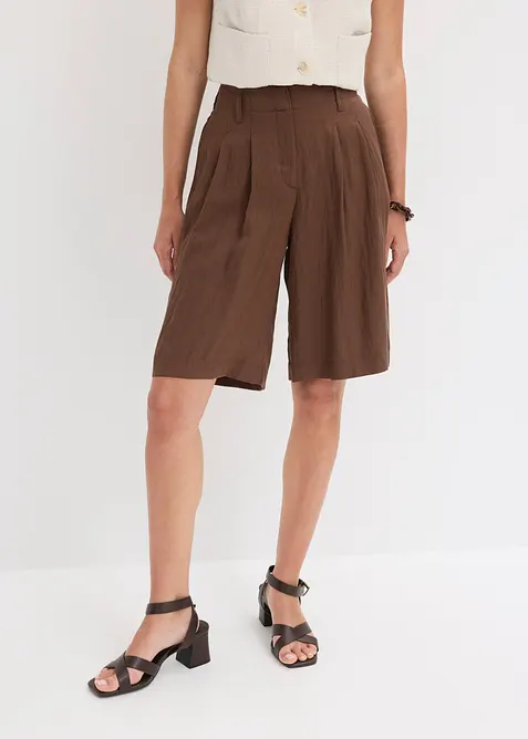 Bermudashorts i myk viskosemiks, bonprix
