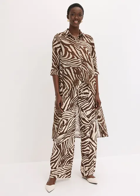 Lang chiffonbluse, bonprix
