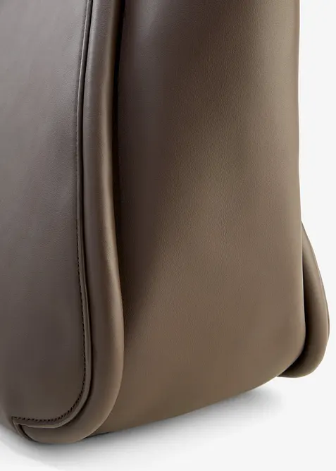 Shoppingveske med rund passepoilering og stort rom, bonprix