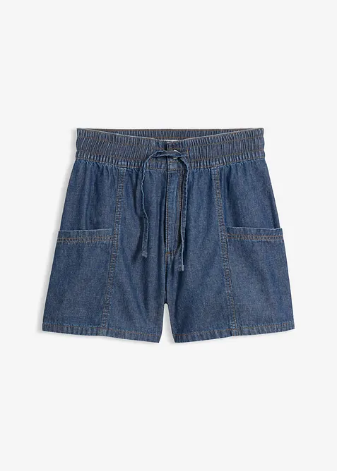 Denimshorts High Waist, komfortlinning, bonprix
