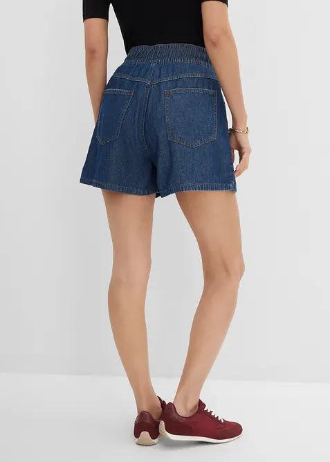 Denimshorts High Waist, komfortlinning, bonprix