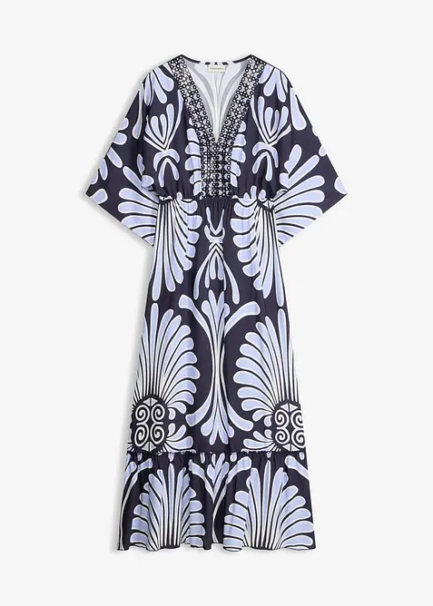 Maxikjole i lett viskose, bonprix