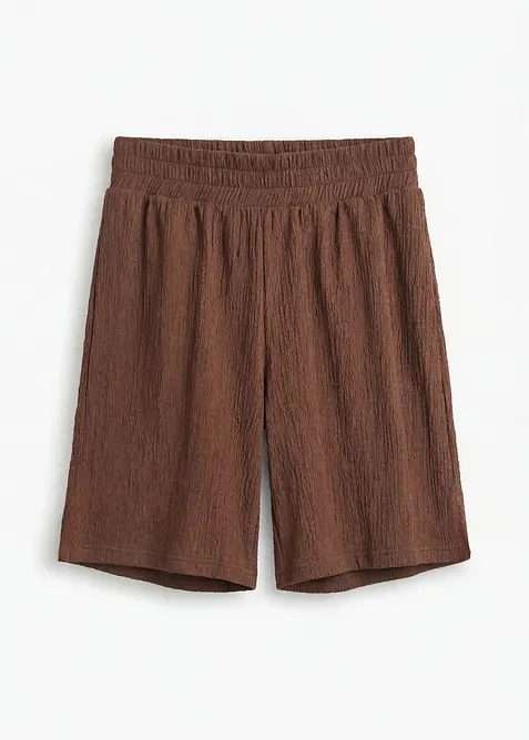 Pull on-shorts i strukturert krepp, bonprix