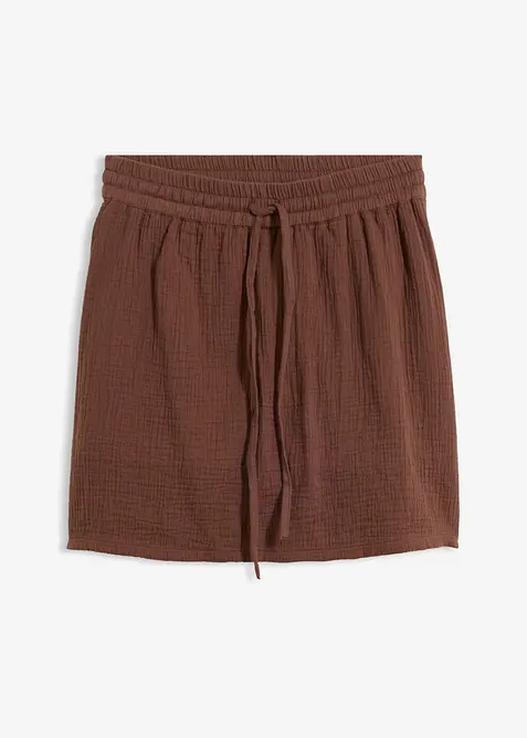 Skort i myk musselin, bonprix