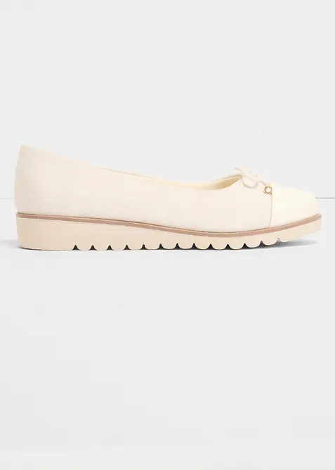 Ballerinasko med polstret inners&aring;le, bonprix