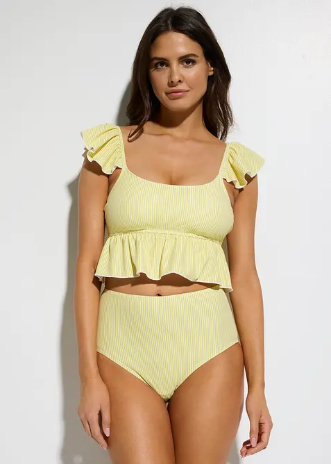 Tankini med volang (2-delt sett), bonprix