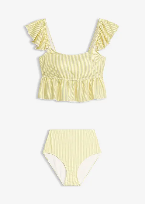 Tankini med volang (2-delt sett), bonprix