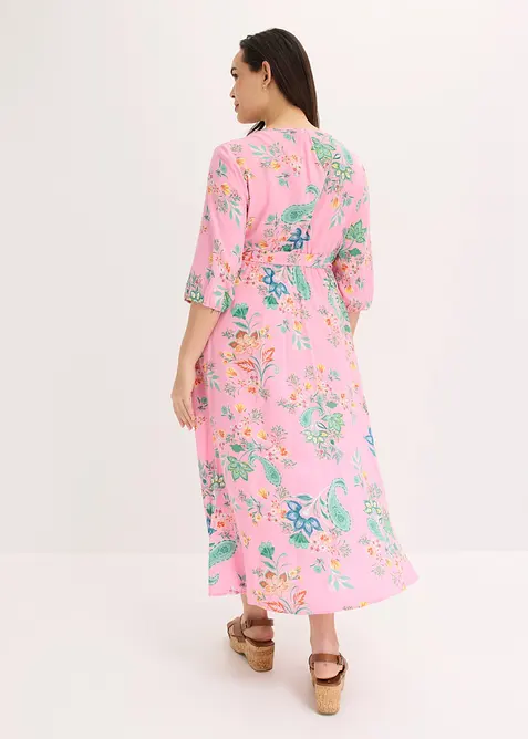 Midikjole i lett viskose, bonprix