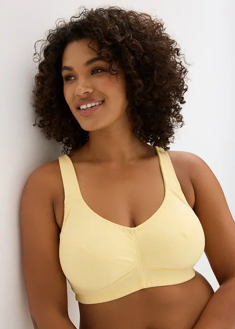 BH uten spiler med &oslash;kologisk bomull (2-pack), bonprix