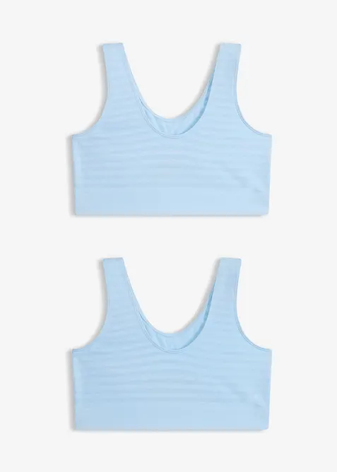 Feel Comfort Seamless-bustier (2-pack), bonprix