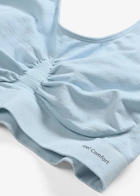 Feel Comfort Seamless-bustier (2-pack), bonprix