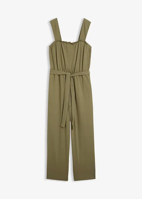 Jumpsuit i jersey i bomullsmiks, bonprix