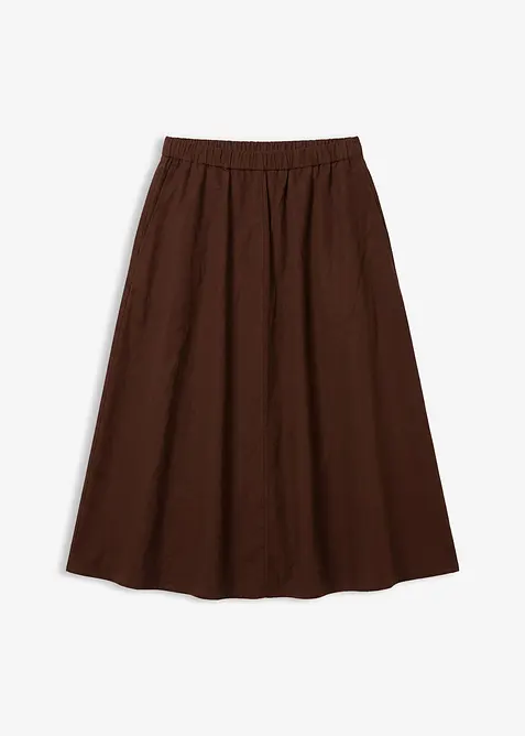 Midiskj&oslash;rt i linblanding, bonprix