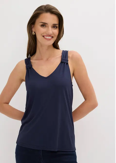 Jerseytopp i 100% viskose, bonprix
