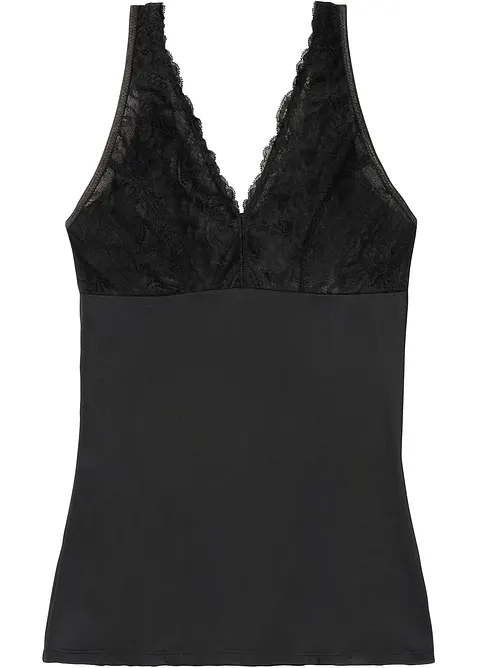 Shapetop med blonde, middels figurformende, bonprix