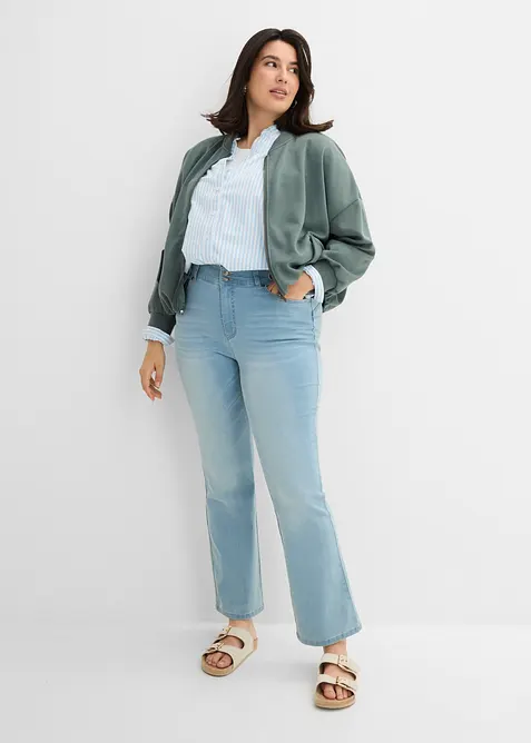 Bootcut-jeans Mid Waist, Shaping, bonprix