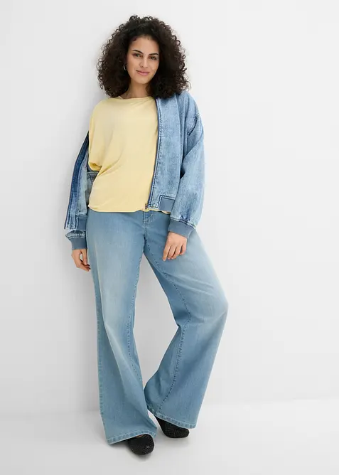 Topp i lett viskose, bonprix