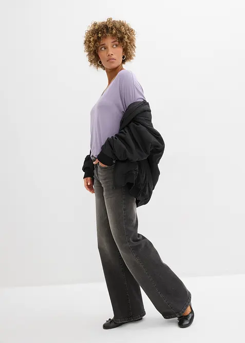 Lang topp i viskosemiks, bonprix