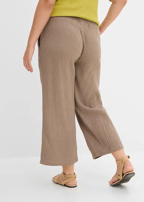 Culottes i bomullsmusselin, bonprix