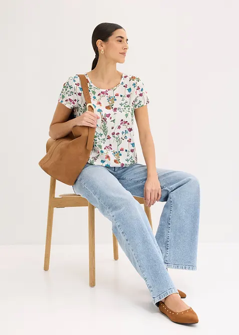 Kortermet bluse, bonprix