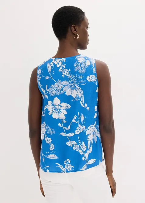 Ermel&oslash;s bluse i viskose, bonprix