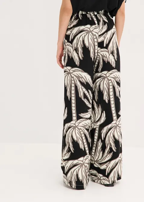 Vid bukse i lett viskose, bonprix