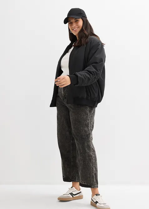 Barrel jeans, Mid Waist, bonprix