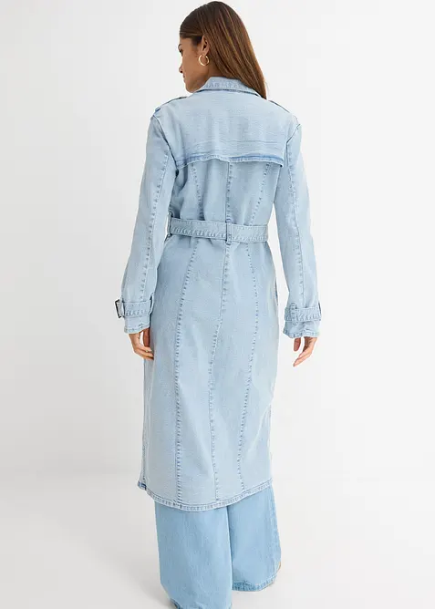 Trenchcoat i denim, bonprix