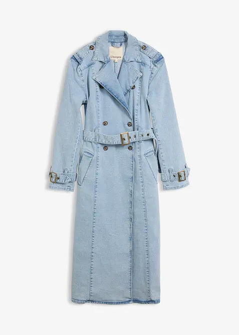 Trenchcoat i denim, bonprix
