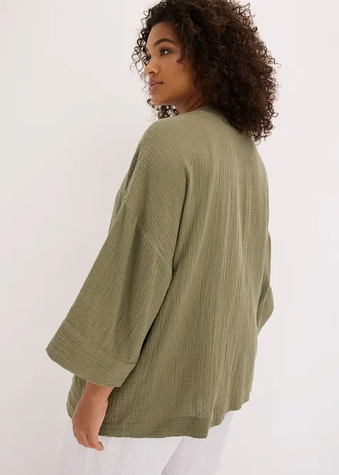 Kimono i lett musselin, bonprix