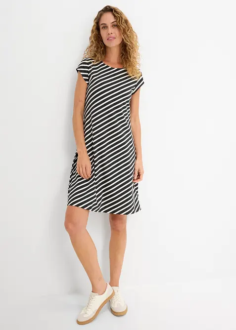 Jerseykjole i innsvingt modell, bonprix