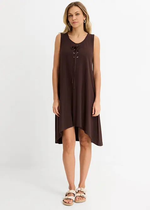 Jerseykjole med sn&oslash;ring, bonprix