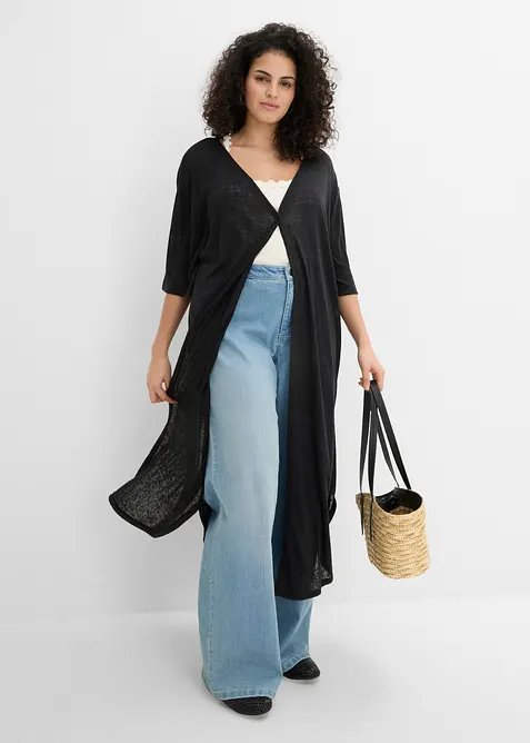 Coatigan i linstil, bonprix