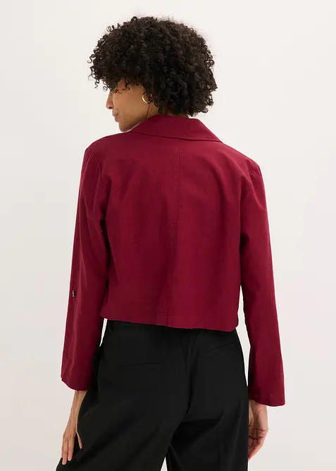 Blusejakke i linmiks, bonprix