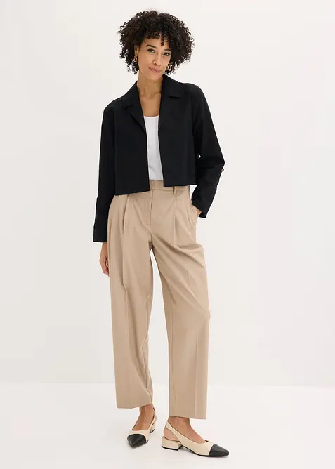 Blusejakke i linmiks, bonprix