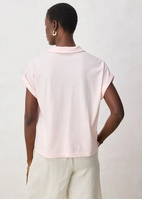 Vid topp med lin og krage, bonprix