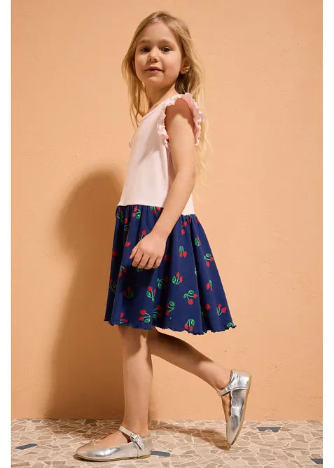 Jerseykjole i 100% &oslash;kologisk bomull, bonprix