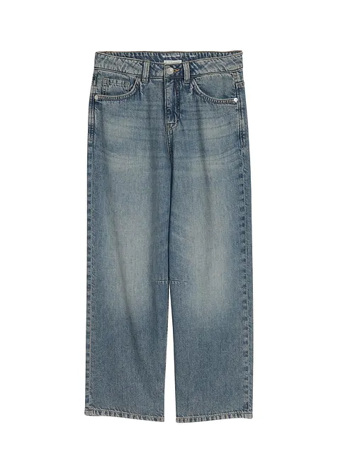 Baggy Jeans i 100% bomull med regulerbar linning fra Tom Tailor, Tom Tailor