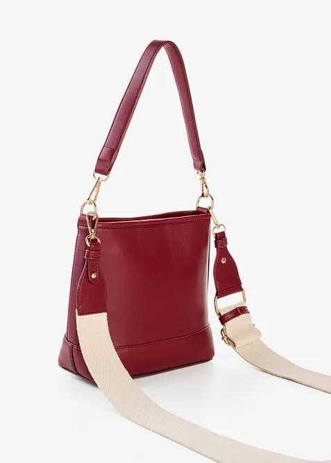 Liten skulderveske med utbyttbare hanker, bonprix