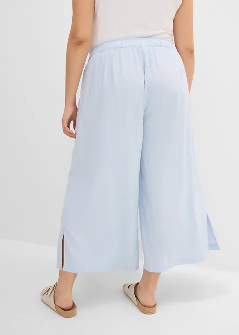 Vid bukse i linmiks, bonprix