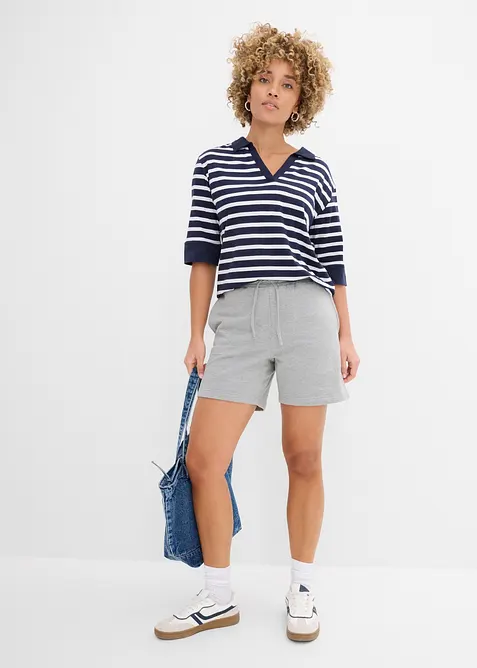 Sweatshorts i 100% &oslash;kologisk bomull, bonprix