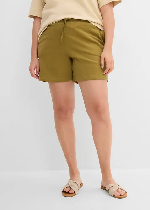 Sweatshorts med &oslash;kologisk bomull, bonprix