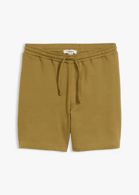 Sweatshorts med &oslash;kologisk bomull, bonprix