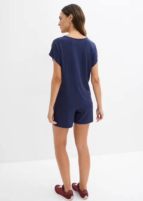 Topp og shorts i myk viskosemiks (2 deler), bonprix