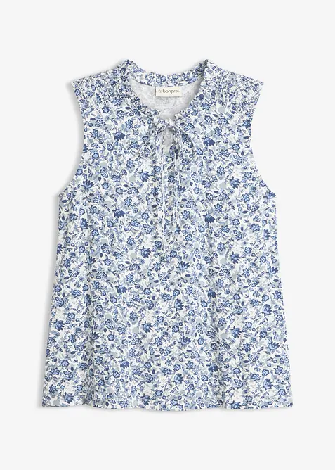 Jerseytopp i viskosemiks, bonprix