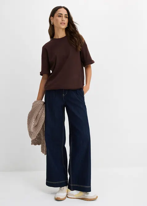 T-skjorte i 100% &oslash;kologisk bomull, bonprix